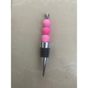 Pink bottle stopper
